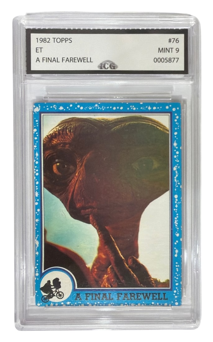 1982 Topps ET | A Final Farewell | No. 76 | Graded 9: 1982 Topps ET | A Final Farewell | No. 76 | Graded 9