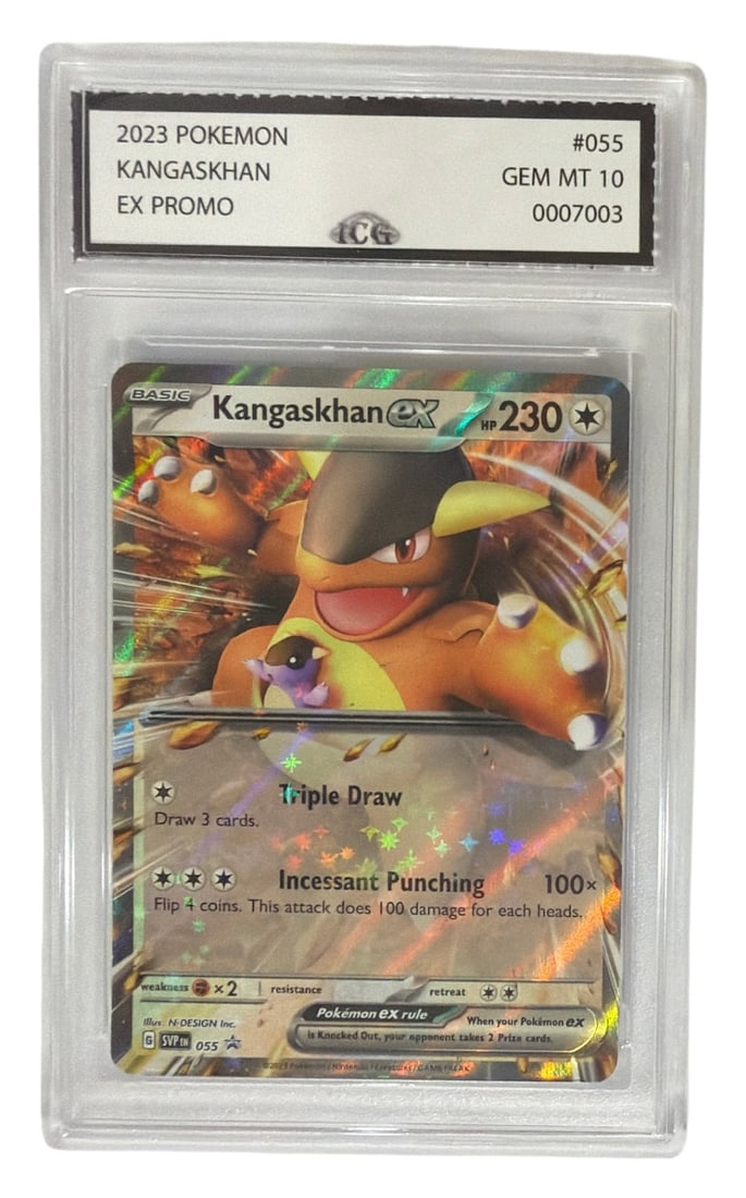 2023 Pokemon EX PROMO Kangaskhan | No. 055 | Graded 10: 2023 Pokemon EX PROMO Kangaskhan | No. 055 | Graded 10