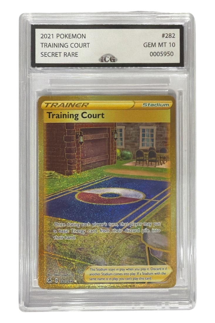 2021 Pokemon Secret RARE Training Court | No. 282 | Graded 10 (1 of 2)