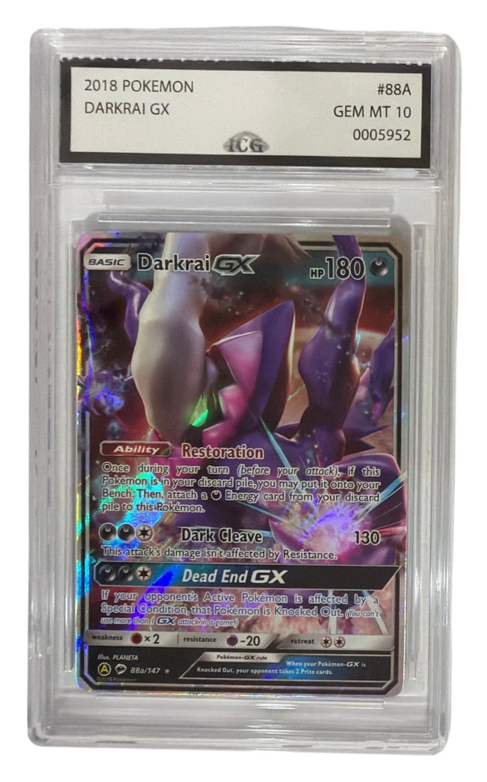 2018 Pokemon Darkrai GX | No. 88A | Graded 10 (1 of 2)