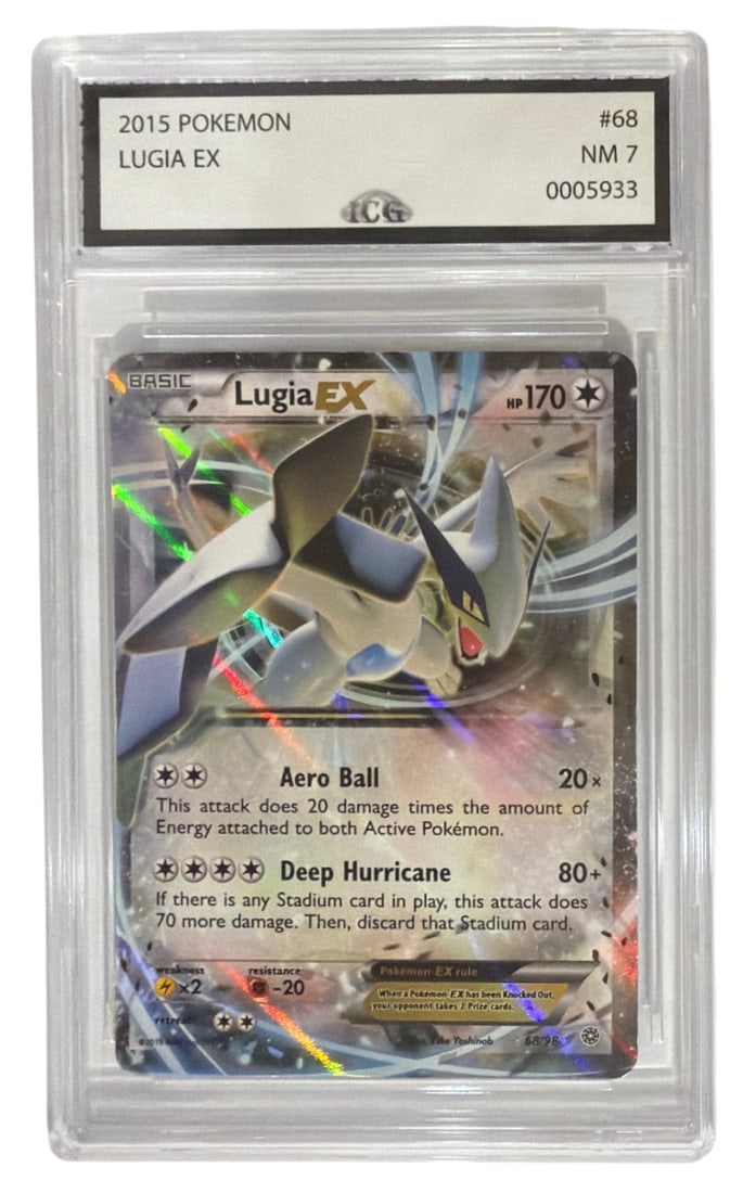 2015 Pokemon Lugia EX | No. 68 | Graded 7