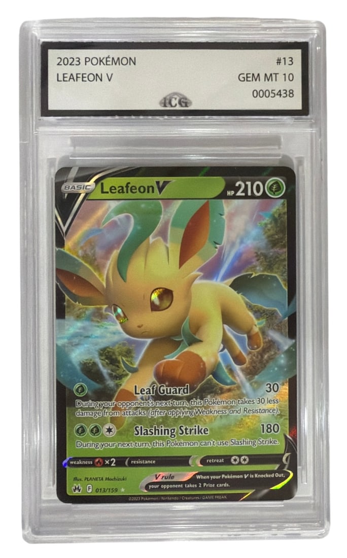 2023 Pokemon Leafeon V | No. 13 | Graded 10: 2023 Pokemon Leafeon V | No. 13 | Graded 10