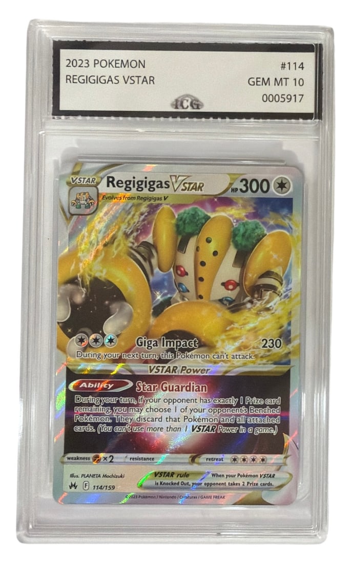 2023 Pokemon Regigigas VStar | No. 114 | Graded 10: 2023 Pokemon Regigigas VStar | No. 114 | Graded 10