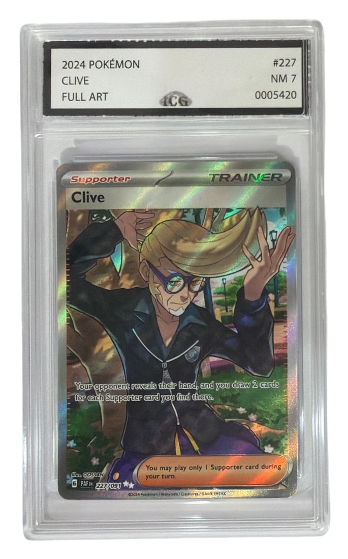 2024 Pokemon Full ART Clive | No. 227 | Graded 7 (1 of 2)