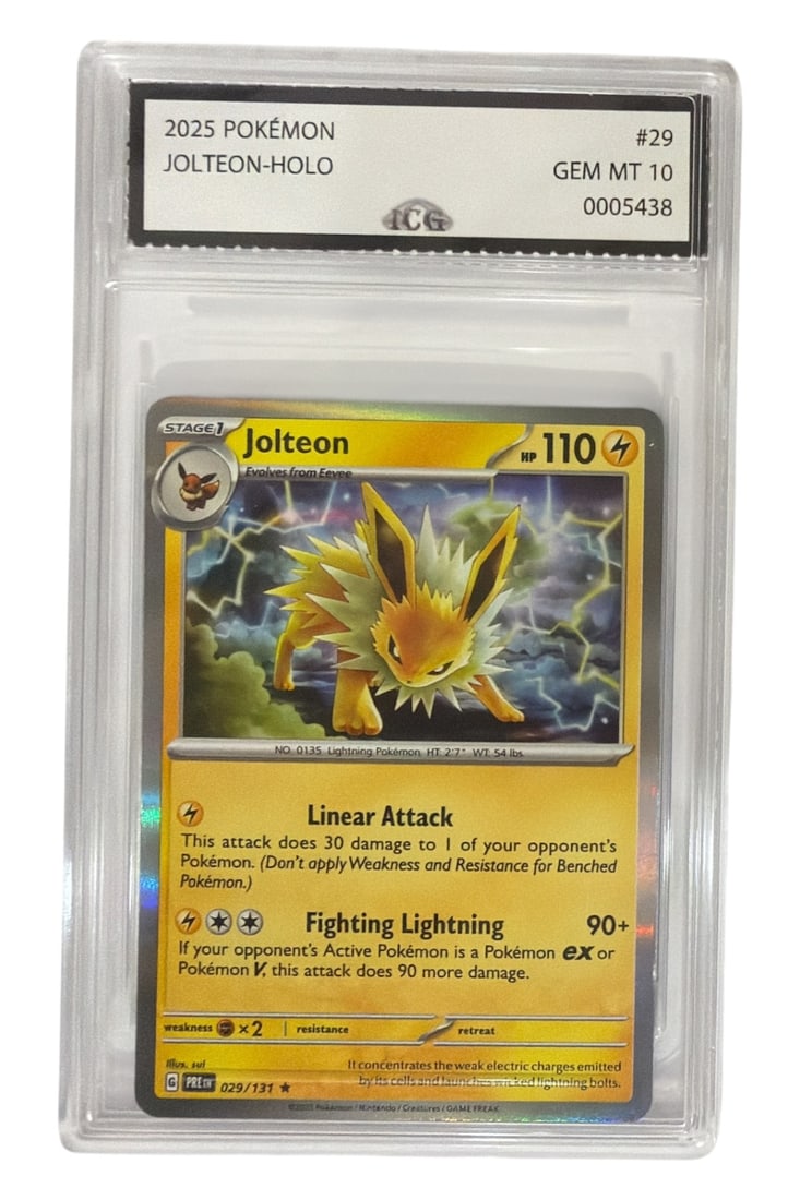 2025 Pokemon Jolteon HOLO | No. 29 | Graded 10 (1 of 2)