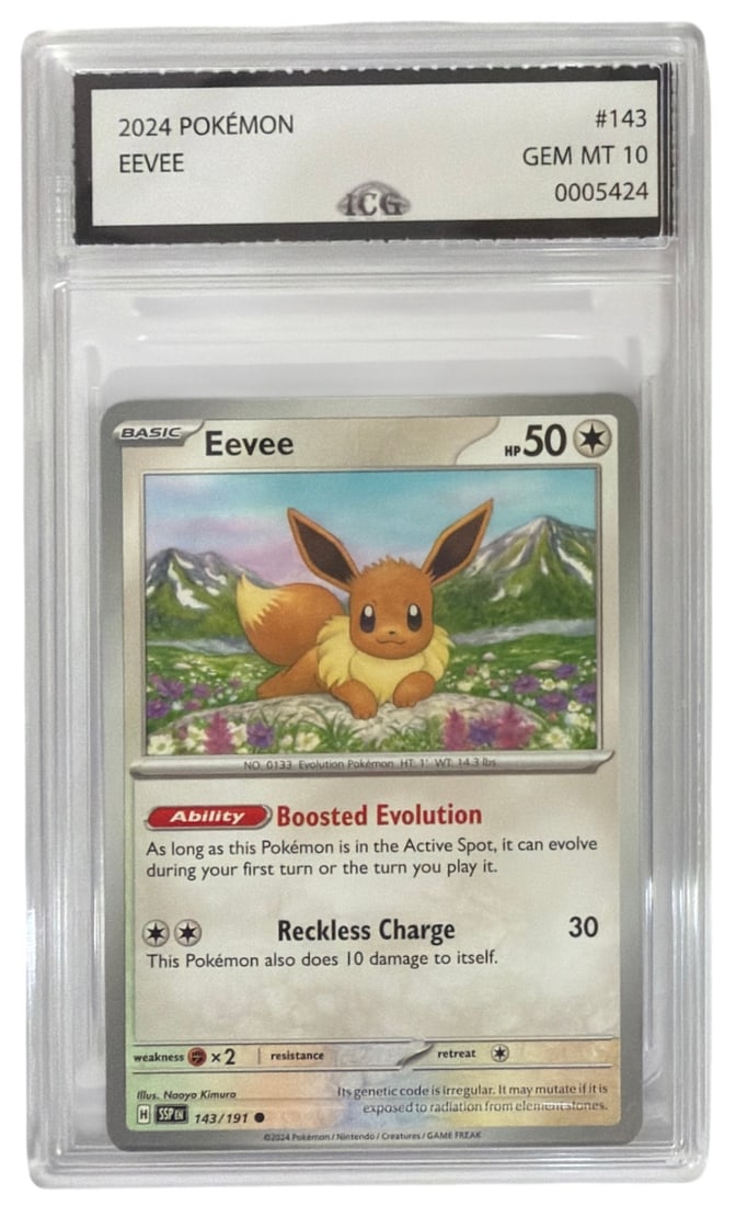 2024 Pokemon Eevee | No. 143 | Graded 10: 2024 Pokemon Eevee | No. 143 | Graded 10