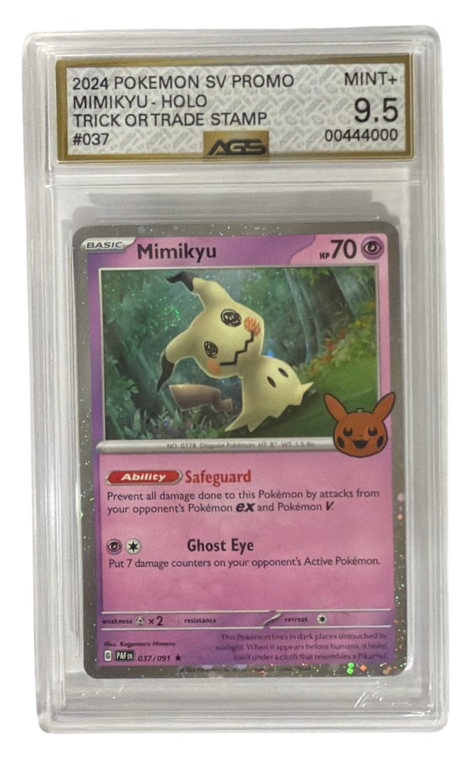 2024 Pokemon SV PROMO Mimikyu HOLO | No. 37 | Graded 9.5: 2024 Pokemon SV PROMO Mimikyu HOLO | No. 37 | Graded 9.5