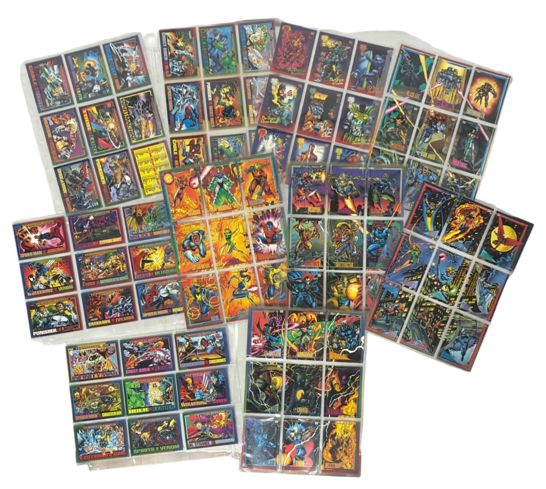 1993 SkyBox Marvel Universe Series 4 Trading Card Collection: AUTHENTICATION HAS NOT BEEN PERFORMED TO GUARANTEE VERIFICATION | All purchases are made at the buyers discretion