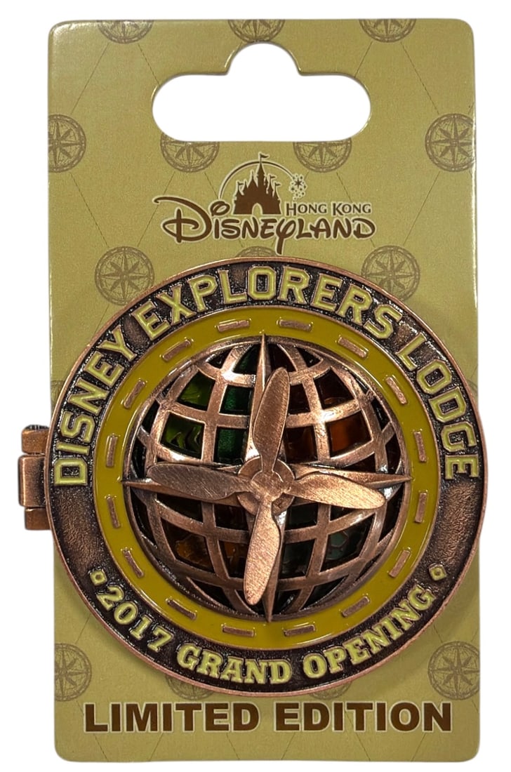 2017 Grand Opening of Disney Hong Kong | Limited Edition Explorers Lodge Pin: 2017 Grand Opening of Disney Hong Kong | Limited Edition Explorers Lodge Pin