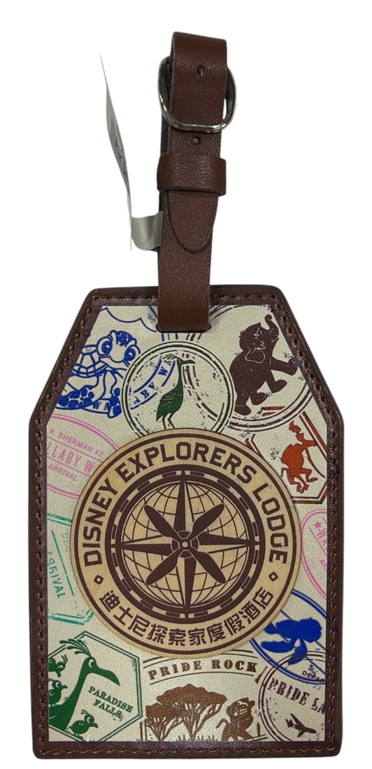 Disney Hong Kong | Limited Edition Explorers Lodge Bag Tag: Disney Hong Kong | Limited Edition Explorers Lodge Bag Tag