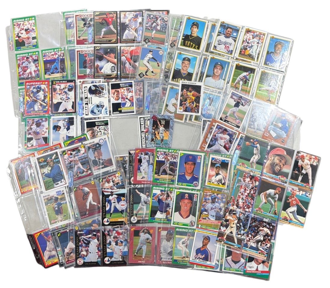 Baseball Trading Card Collection: AUTHENTICATION HAS NOT BEEN PERFORMED TO GUARANTEE VERIFICATION | All purchases are made at the buyers discretion