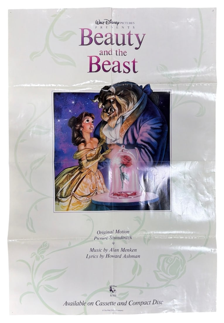 Walt Disney Beauty and the Beast Movie Poster (1 of 1)