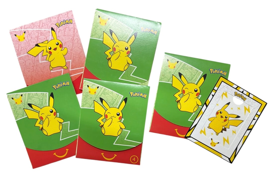 McDonalds 25th Anniversary Celebration Pokemon Trading Card Holder Collection (1 of 2)