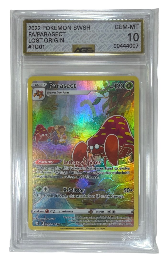 2022 Pokemon Lost Origin Parasect | No. TG01 | Graded 10 (1 of 2)
