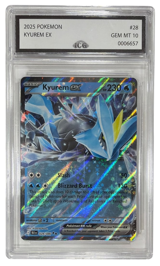2025 Pokemon Kyurem EX | No. 28 | Graded 10 (1 of 2)