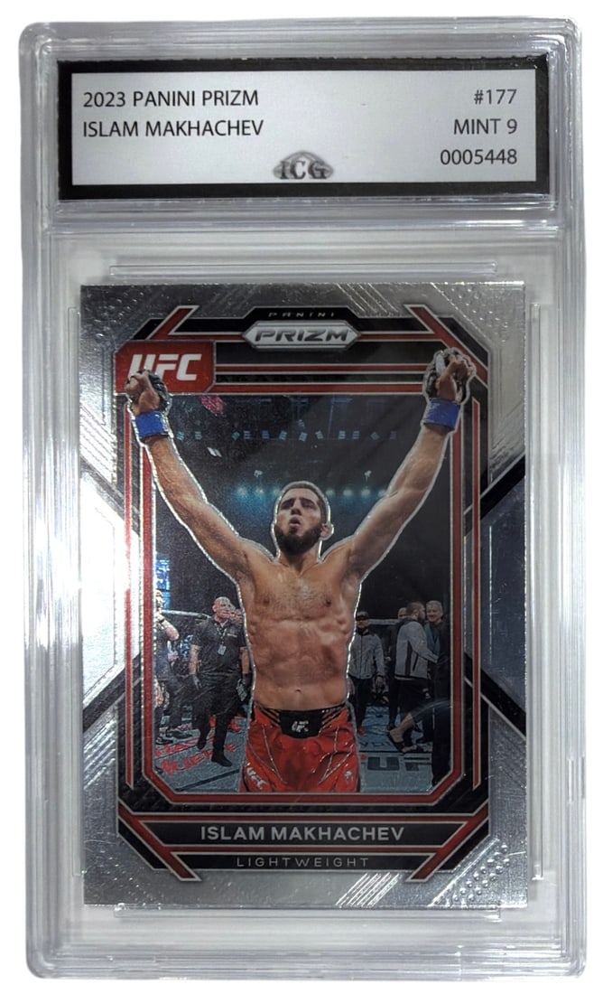 2023 Panini Prizm Islam Makhachev | No. 177 | Graded 9 (1 of 2)