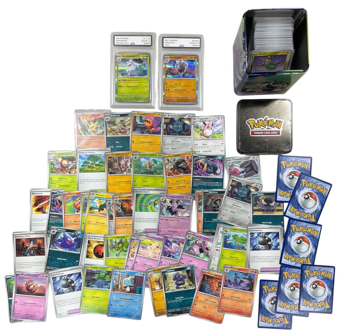 Pokemon Trading Card and Graded Card Collection: AUTHENTICATION HAS NOT BEEN PERFORMED TO GUARANTEE VERIFICATION | All purchases are made at the buyers discretion