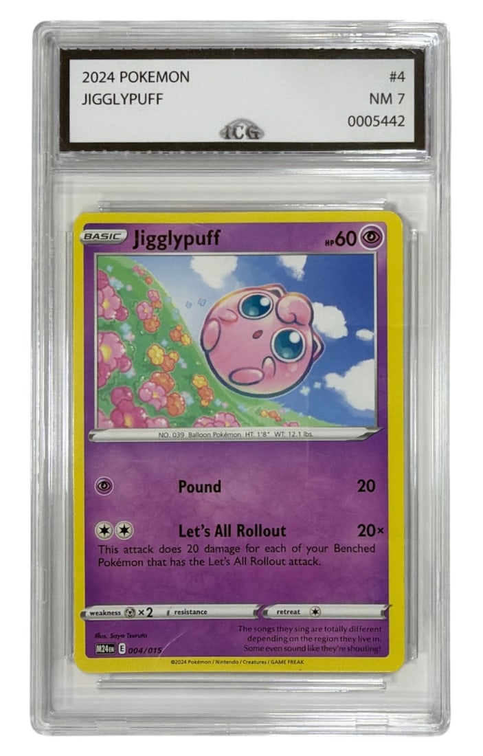 2024 Pokemon Jigglypuff | No. 4 | Graded 7 (1 of 2)