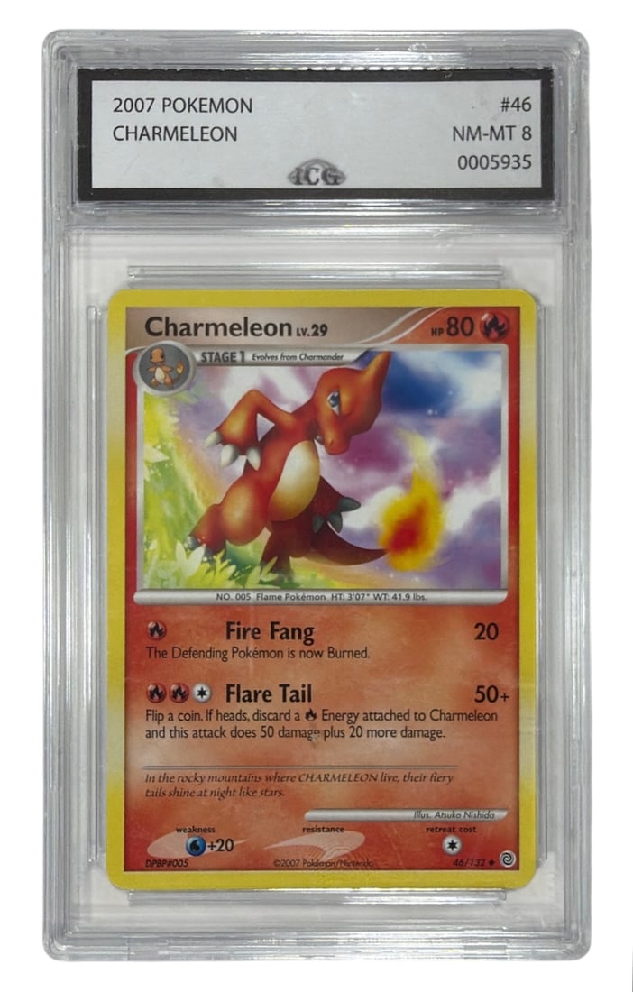 2007 Pokemon Charmeleon | No. 46 | Graded 8 (1 of 2)