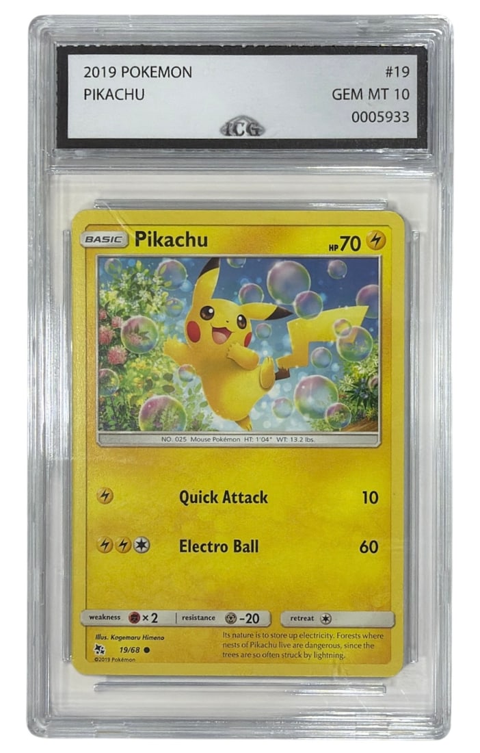 2019 Pokemon Pikachu | No. 19 | Graded 10 (1 of 2)