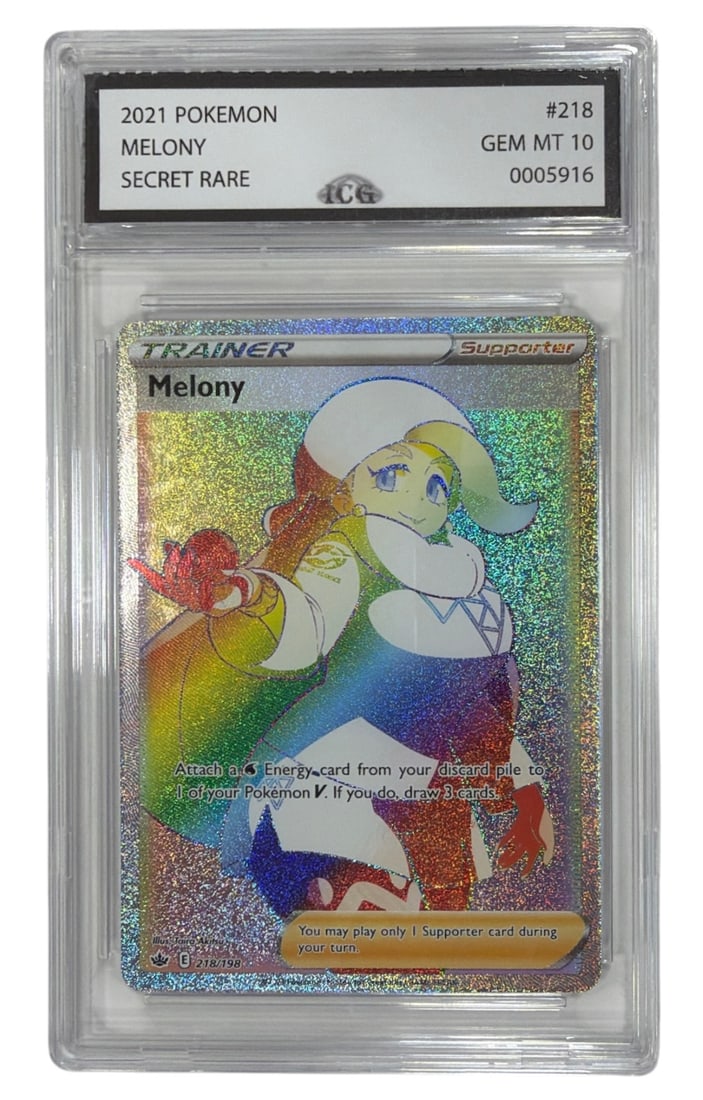 2021 Pokemon Secret RARE Melony | No. 218 | Graded 10 (1 of 2)