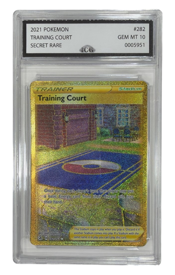 2021 Pokemon Secret RARE Training Court | No. 282 | Graded 10 (1 of 2)