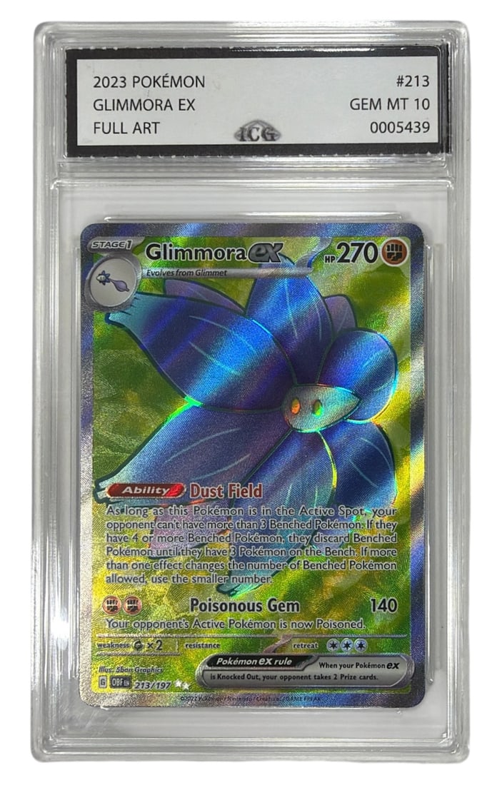 2023 Pokemon Full Art Glimora EX | No. 213 | Graded 10 (1 of 2)