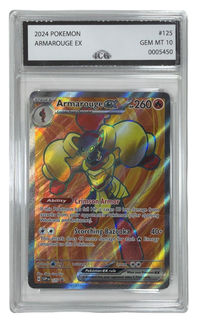 2024 Pokemon Armarouge EX | No. 125 | Graded 10 (1 of 2)