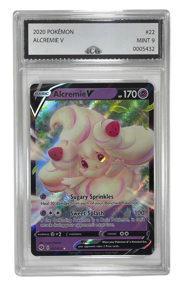 2020 Pokemon Alcremie V | No. 22 | Graded 9 (1 of 2)
