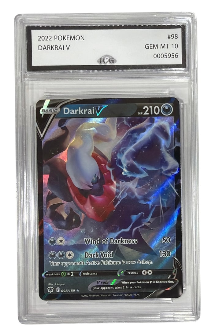 2022 Pokemon Darkrai V | No. 98 | Graded 10 (1 of 2)
