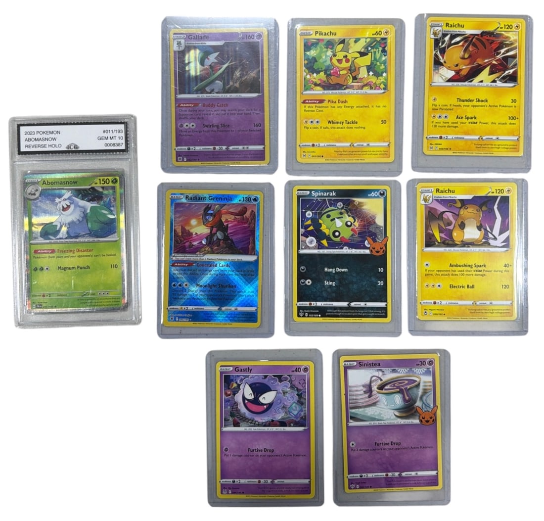 Pokemon Trading Card and Graded Card Collection: AUTHENTICATION HAS NOT BEEN PERFORMED TO GUARANTEE VERIFICATION | All purchases are made at the buyers discretion