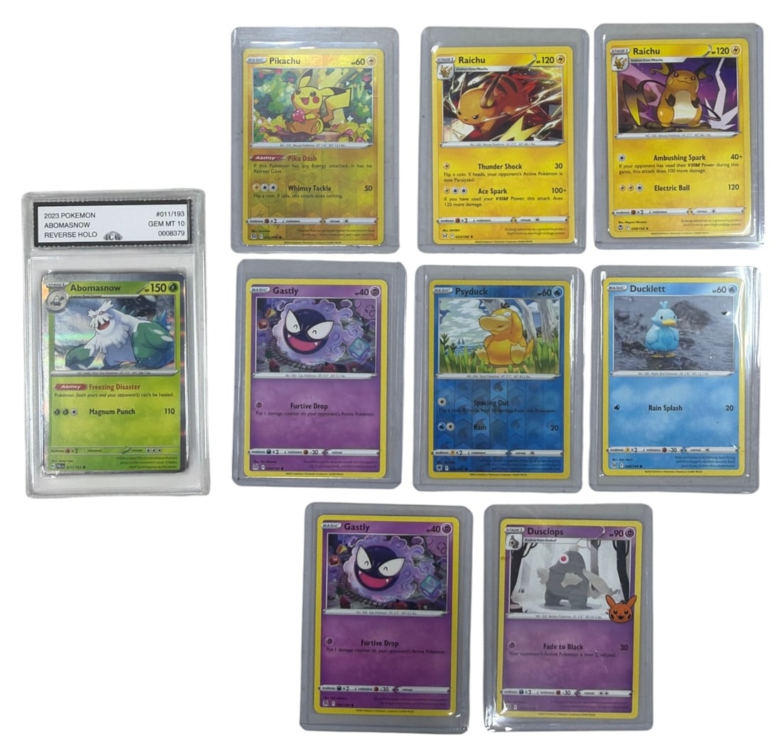 Pokemon Trading Card and Graded Card Collection: AUTHENTICATION HAS NOT BEEN PERFORMED TO GUARANTEE VERIFICATION | All purchases are made at the buyers discretion