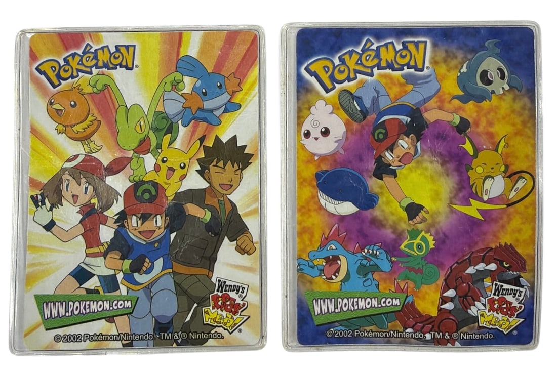 2002 Pokemon Promotional Insert Cards from a Wendys Kids Meal: AUTHENTICATION HAS NOT BEEN PERFORMED TO GUARANTEE VERIFICATION | All purchases are made at the buyers discretion