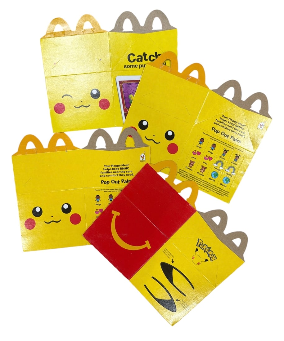 Pokemon 25th Anniversary Pikachu Happy Meal Box Collection (1 of 1)