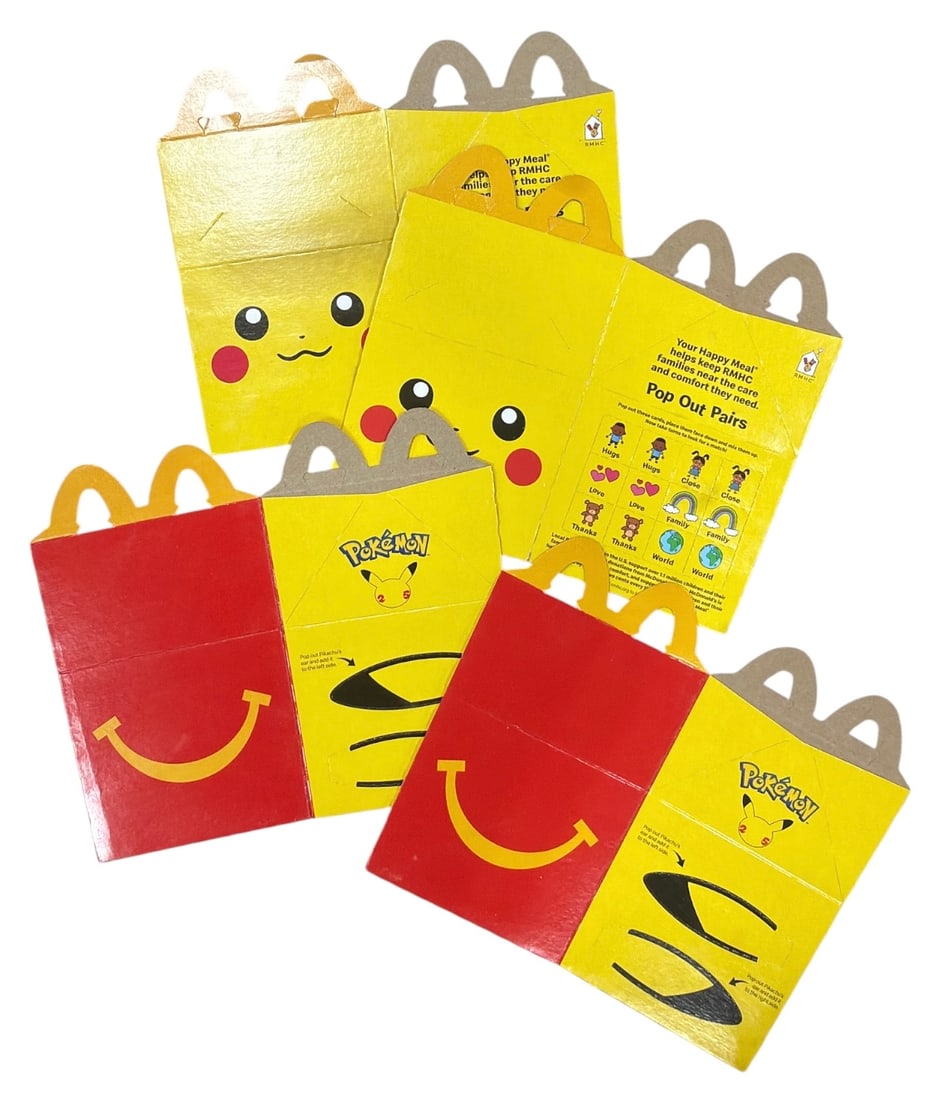Pokemon 25th Anniversary Pikachu Happy Meal Box Collection (1 of 1)