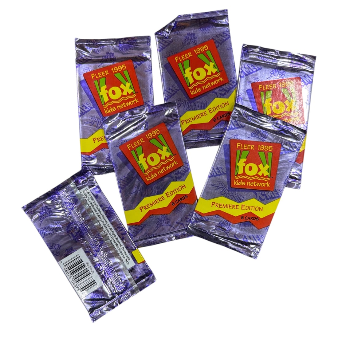 Sealed 1995 Fleer Fox Kids Network Trading Card Collection: Sealed 1995 Fleer Fox Kids Network Trading Card Collection