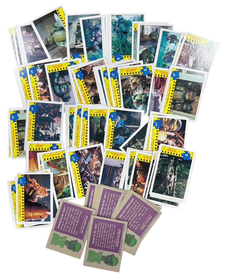 1990 Topps Teenage Mutant Ninja Turtles Movie Trading Card Collection (1 of 1)