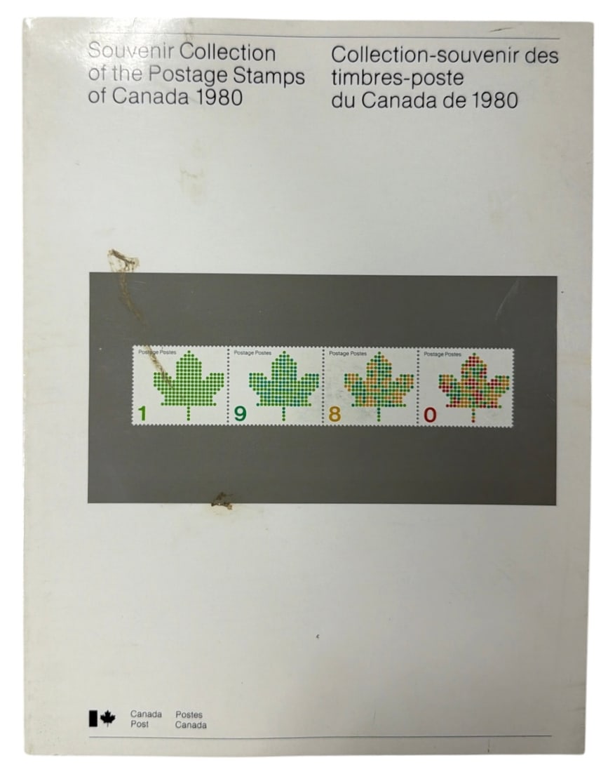 Souvenir Collection of Canadas 1980 Postage Stamps: Souvenir Collection of Canadas 1980 Postage Stamps