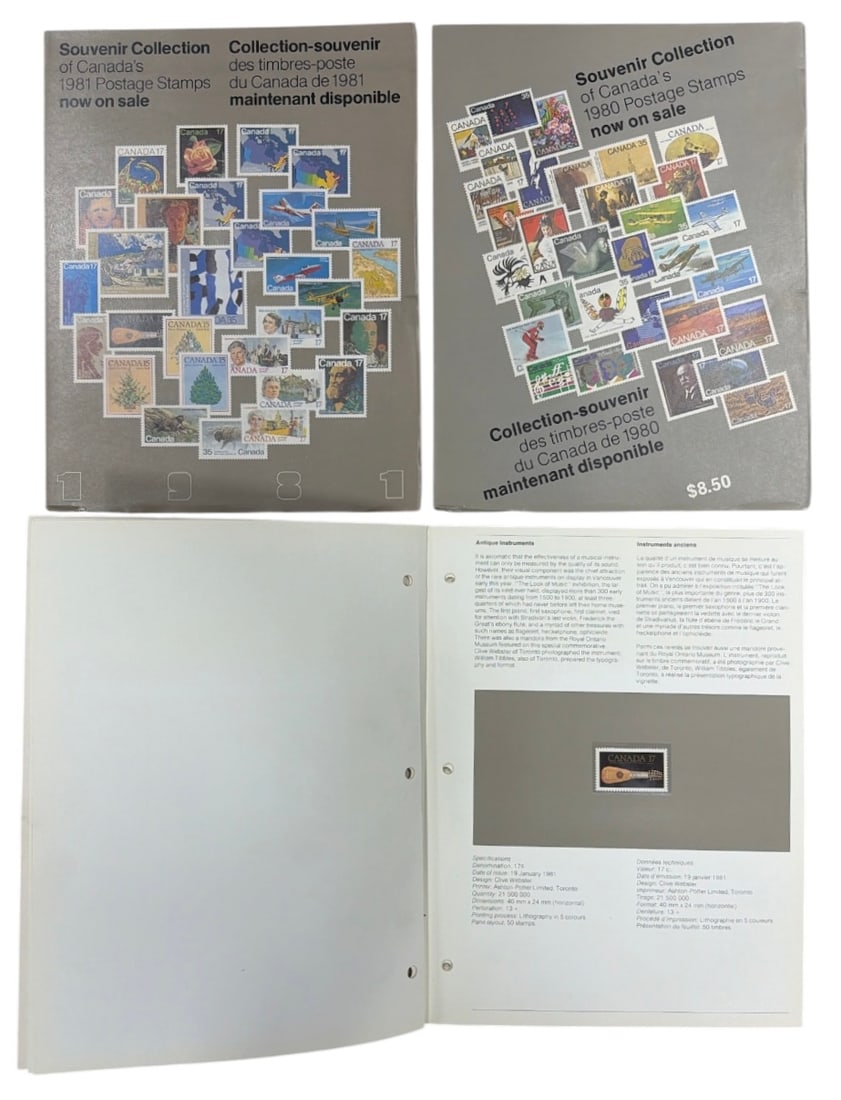 Souvenir Collection of Canadas 1981 Postage Stamps: Souvenir Collection of Canadas 1981 Postage Stamps
