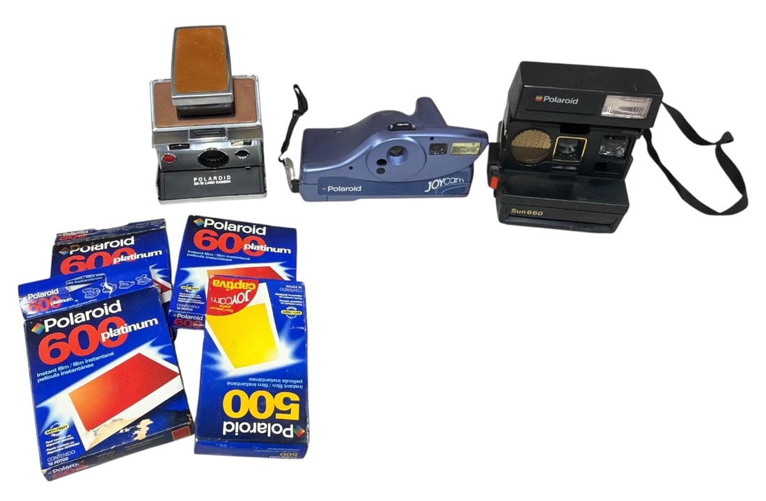 Vintage Polaroid Camera and Film Collection (1 of 4)
