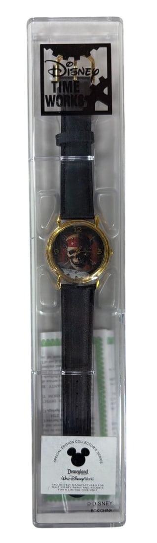 Disney Time Works Pirates of the Caribbean Special Edition Collectors Series Wristwatch: Disney Time Works Pirates of the Caribbean Special Edition Collectors Series Wristwatch