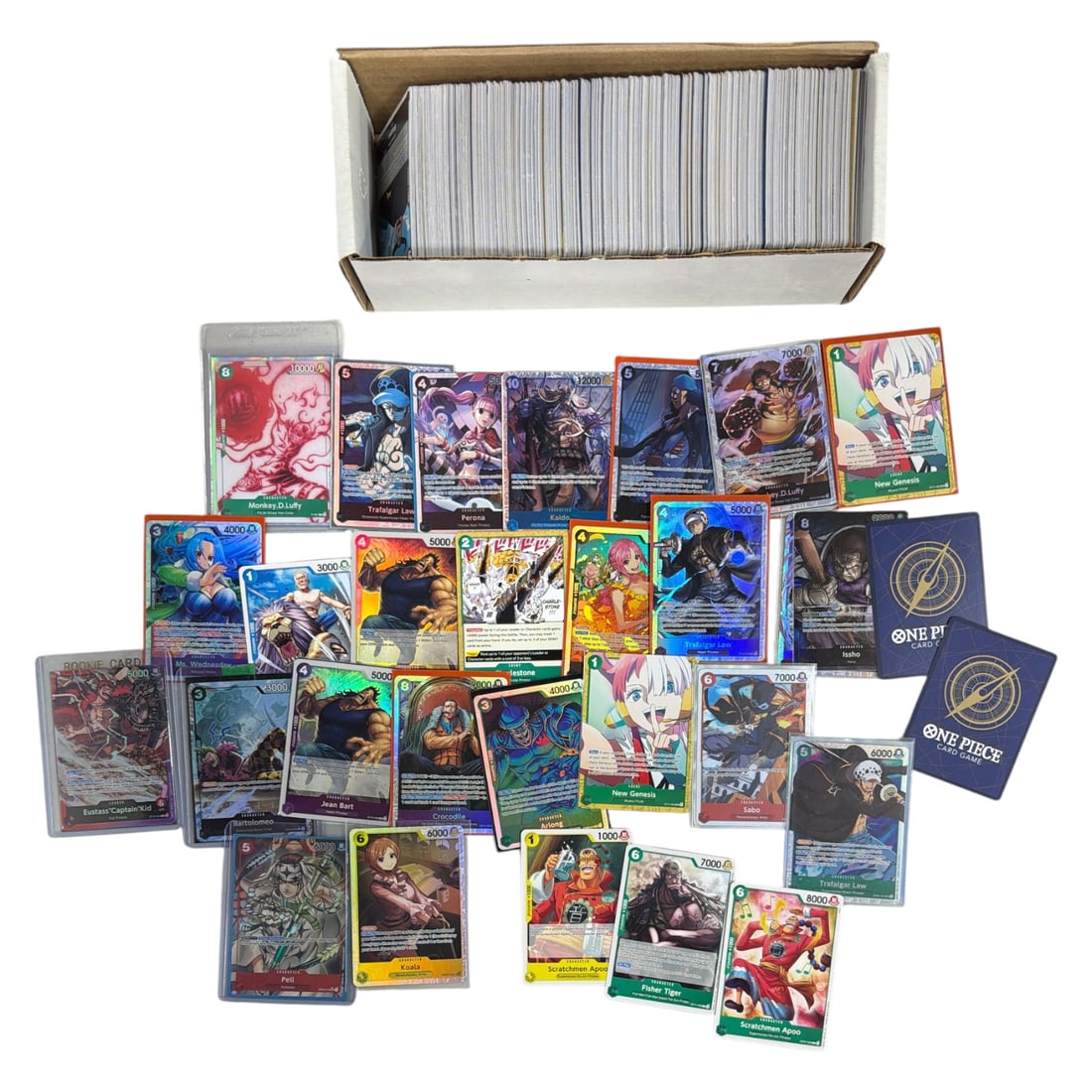 One Piece Trading Card Collection: AUTHENTICATION HAS NOT BEEN PERFORMED TO GUARANTEE VERIFICATION | All purchases are made at the buyers discretion