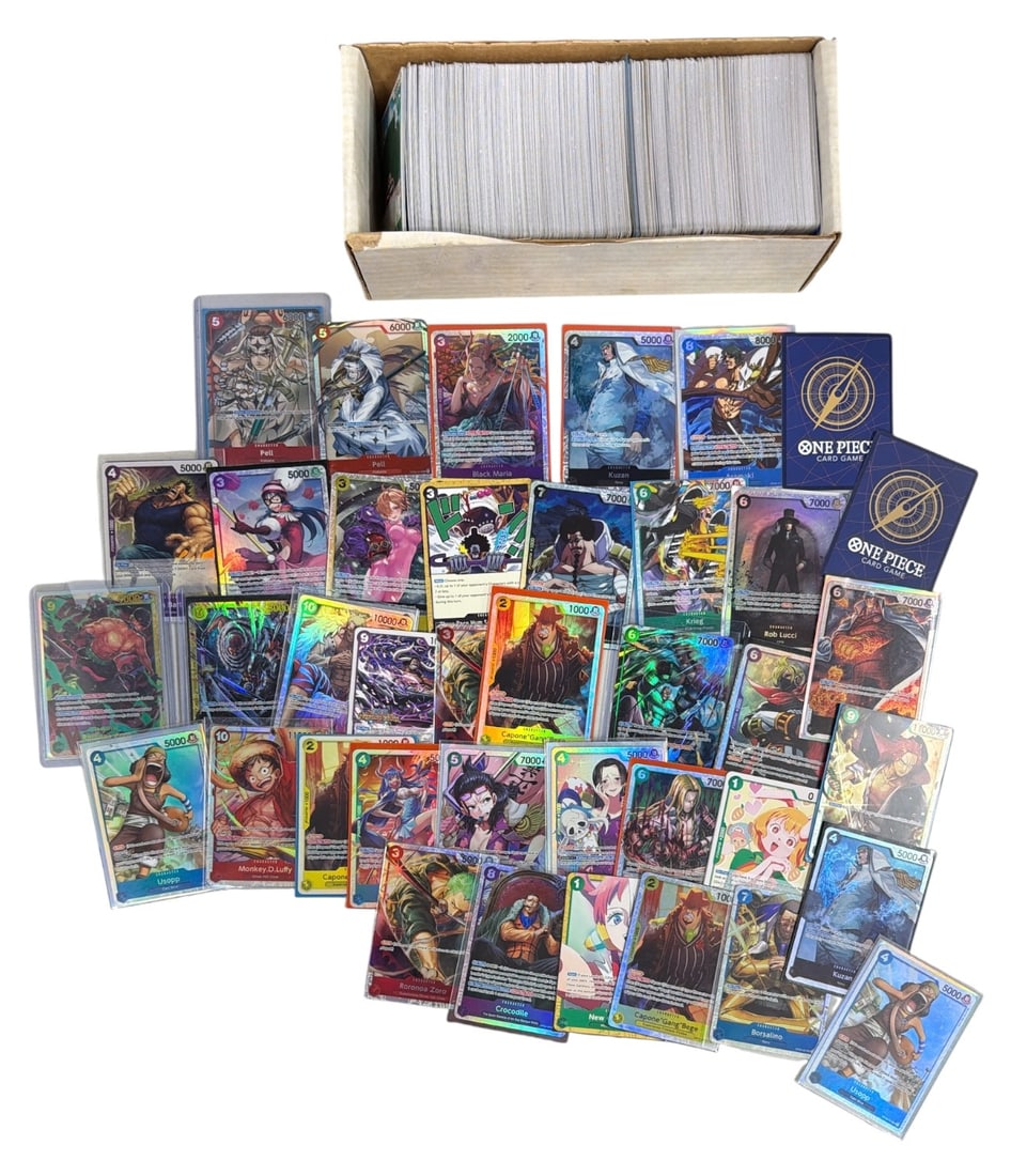 One Piece Trading Card Collection: AUTHENTICATION HAS NOT BEEN PERFORMED TO GUARANTEE VERIFICATION | All purchases are made at the buyers discretion