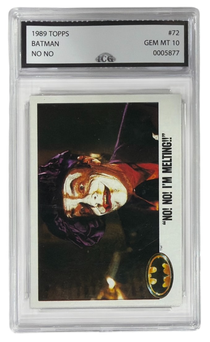1989 Topps BATMAN | No No | No. 72 | Graded 10: 1989 Topps BATMAN | No No | No. 72 | Graded 10