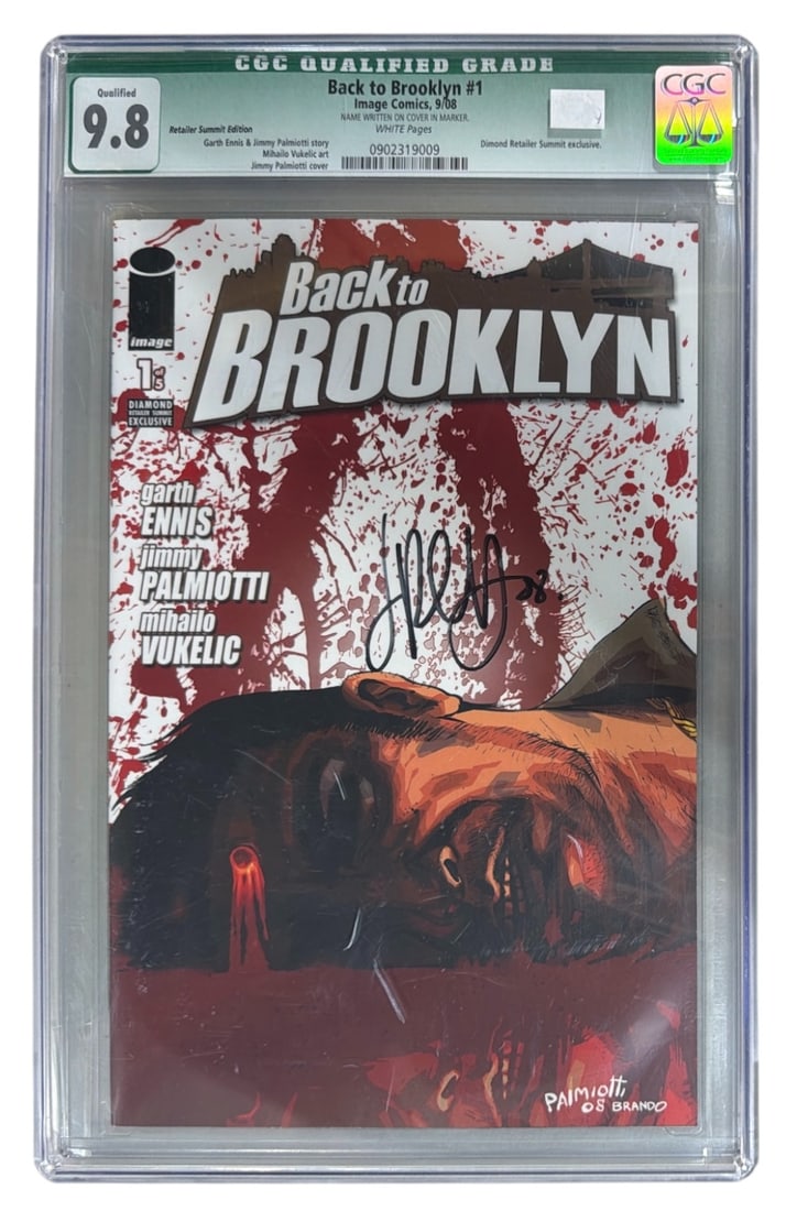 Signed Image Comics Back to Brooklyn | No. 1 | Graded 9.8: Signed Image Comics Back to Brooklyn | No. 1 | Graded 9.8