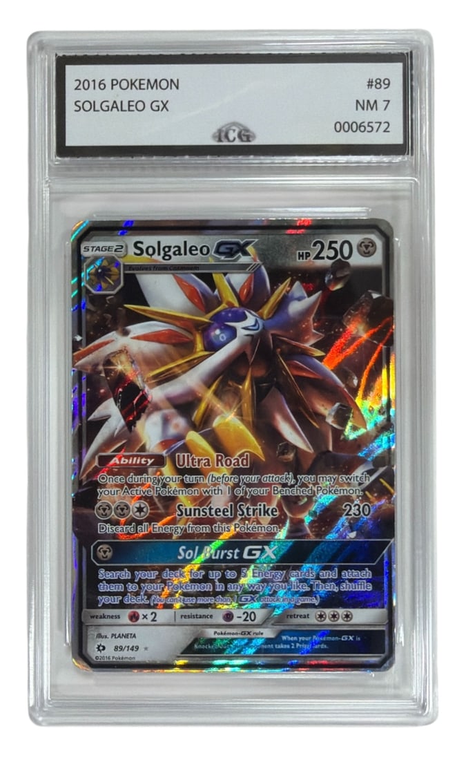 2016 Pokemon Solgaleo GX | No. 89 | Graded 7 (1 of 2)