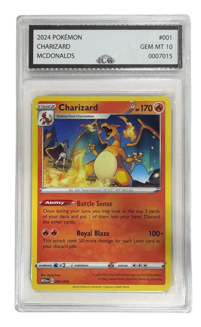 2024 Pokemon Charizard | No. 001 | Graded 10 (1 of 2)