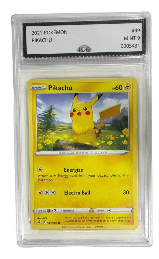 2021 Pokemon Pikachu | No. 49 | Graded 9 (1 of 2)