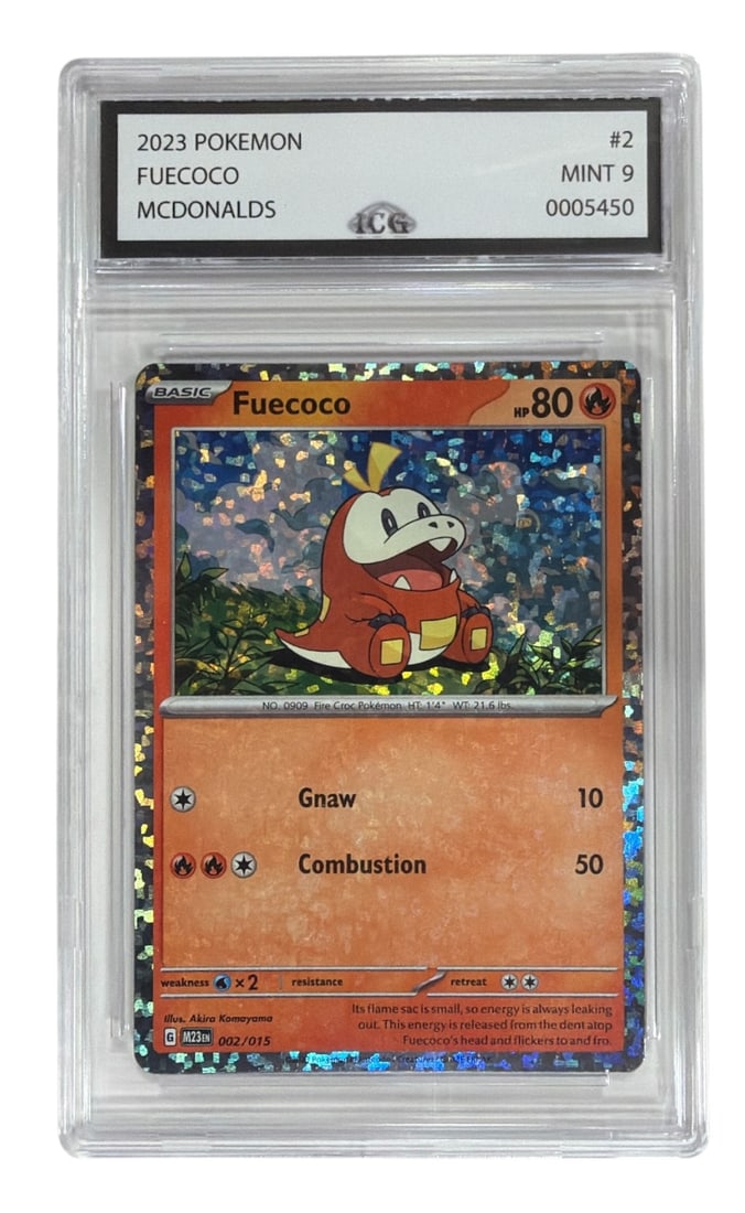 2023 Pokemon Fuecoco | No. 2 | Graded 9 (1 of 2)