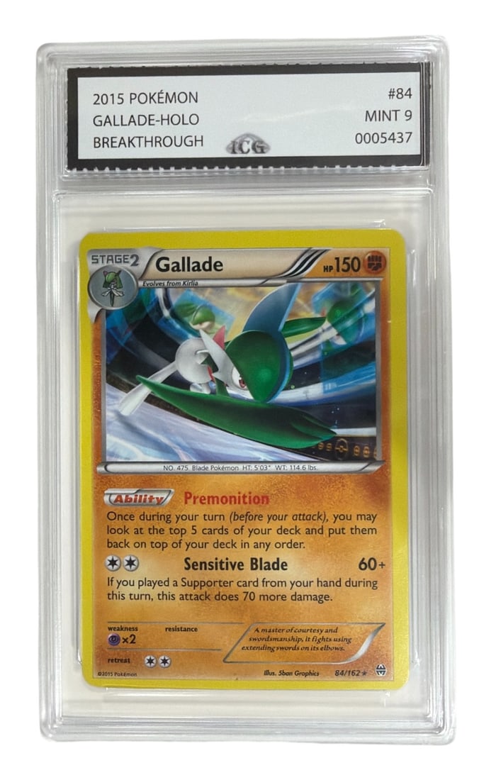 2015 Pokemon Gallade HOLO | No. 84 | Graded 9 (1 of 2)